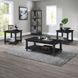 Cade Black 3 Piece Occasional Table Set