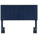 Regina Blue Upholstered Queen Headboard