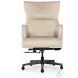 Bellini Beige Leather Tilt Swivel Executive Chair