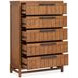 Everpine Honey Wheat Storage Panel Bedroom Set