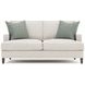 Addison Beige 66" Loveseat with Pillow