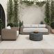 Soma Gray and Natural 100" Outdoor Sofa