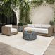 Soma Gray and Natural 100" Outdoor Sofa