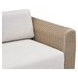 Soma Gray and Natural 100" Outdoor Sofa
