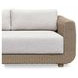 Soma Gray and Natural 100" Outdoor Sofa