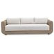 Soma Gray and Natural 100" Outdoor Sofa