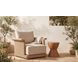 Meredith Beige Upholstered Outdoor Accent Chair