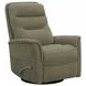 Gemini Snazzy Olive Manual Swivel Glider Recliner