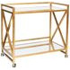 Gerard Gold Leaf Bar Cart