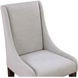 Auburn White Upholstered Arm Chair Set of 2