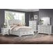 Lyndhurst Vintage White 3 Drawer Nightstand with USB Charging
