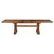 Grassroots Warm Earth Tone Extendable 100" Dining Table