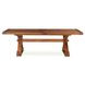 Grassroots Warm Earth Tone Extendable 100" Dining Table