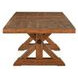 Grassroots Warm Earth Tone Extendable 100" Dining Table