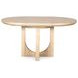 Valencia Gray Birch 60" Extendable Oval Dining Table