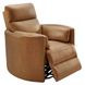 Radius Vintage Caramel Leather Swivel Glider Power Recliner with USB Charging