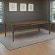 Mariana Vintage Mocha 96" Extendable Rectangular Dining Room Set