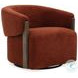 Fendrick Island Rust Swivel Accent Chair