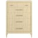 Eave Sundrenched Oak and Ivory Upholstered Panel Bedroom Set