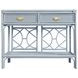 Gideon Light Blue 45" Console Table with 2 Drawers