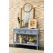 Gideon Light Blue 45" Console Table with 2 Drawers