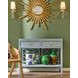 Starlata Gold Leaf Sunburst Round Wall Mirror