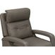 Gilbert Lynn Smokey Gray Leather Swivel Glider Triple Power Recliner with Power Lumbar and USB Charging