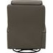 Gilbert Lynn Smokey Gray Leather Swivel Glider Triple Power Recliner with Power Lumbar and USB Charging