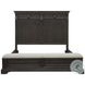 Hickory Creek Brown Velvet California King Storage Panel Bed