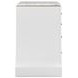 Eave Uplifting White 4 Drawer Accent Chest