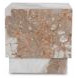 Layla Breccia Square Marble Top Side Table