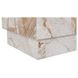 Layla Breccia Square Marble Top Side Table