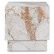 Layla Breccia Square Marble Top Side Table