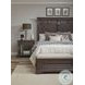 Hickory Creek Brown Velvet California King Storage Panel Bed