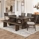 Norvell Brown Dining Bench