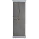 Medley Gray 2 Side Entry Door Accent Curio Cabinet with LED Lighting