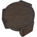 Salina Espresso Round Coffee Table