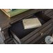 Hickory Creek Brown Velvet 6 Drawer Chest