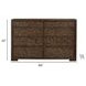Timberlyn Espresso 8 Drawer Dresser