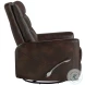Takami Brown Swivel Recliner