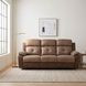 Glendale Brown Double Reclining 84" Sofa