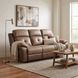 Glendale Brown Double Reclining 84" Sofa