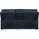 Glenwood Rainer Ocean Leather 78" Lay Flat Power Reclining Console Loveseat with Power Lumbar and USB Charging