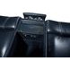 Glenwood Rainer Ocean Leather 78" Lay Flat Power Reclining Console Loveseat with Power Lumbar and USB Charging