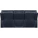 Glenwood Rainer Ocean Leather 88" Lay Flat Power Reclining Sofa with Power Lumbar and USB Charging