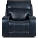 Glenwood Rainer Ocean Leather Lay Flat Power Recliner with Power Lumbar and USB Charging