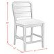 Thorin Light Gray Upholstered Ladder Back Counter Height Chair Set of 2