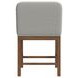 Thorin Light Gray Upholstered Counter Height Chair Set of 2