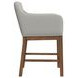 Thorin Light Gray Upholstered Counter Height Chair Set of 2
