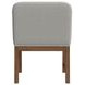 Thorin Light Gray Upholstered Dining Chair Set of 2